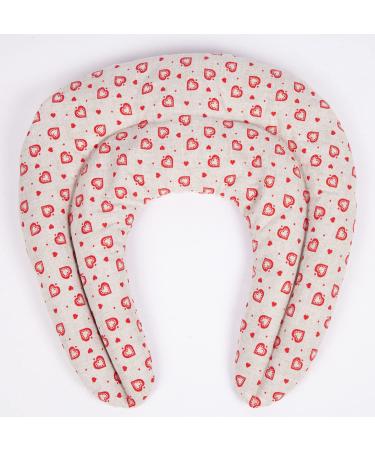 Cherry stone neck pillow with chambers Landhaus-Liebe - Cherry stone pillow - Neck pillow - Heat pad for neck cherry stones