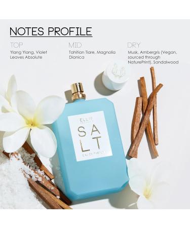 Ellis Brooklyn SALT Eau De Parfum - Aquatic Gourmand Musk Perfume For Women with Ylang Ylang Tahitan Tiare & Musk Vegan Perfume Made In The USA SALT 1.7 Fl Oz (Pack of 1) - Buy Online on GoSupps.com