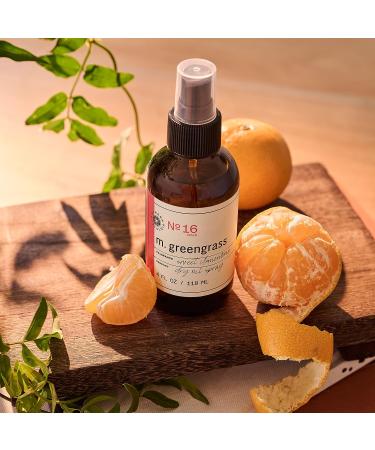 m. greengrass Sweet Clementine Dry Oil Spray - 4 oz. Moisturizing Body Oil for Face, Hair & Skin - After Shower Mist for Men and Women - Non-Greasy Formula - Cruelty & Paraben Free - Buy Online on GoSupps.com