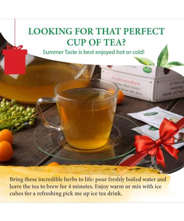 Acorus Summer Taste Tea Set | Natural Fruit Tea Gift Set | 6 Flavors | 60 Tea Bags | Premium Tea Range | International Shipping Available - Buy Online on GoSupps.com