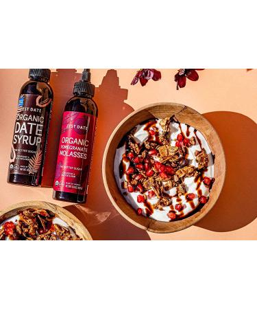 Organic Date Syrup - 2 Pack of Award-Winning Vegan Paleo Sweetener | Low-Glycemic | 100% Organic Medjool Dates - Buy Online on GoSupps.com