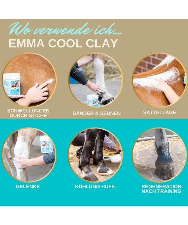 Emma Clay Horse Paste 1.5kg - Cooling Muscle & Joint Relief with Arnica | Mineral Clay Healing Gel for Horses - Buy Online on GoSupps.com