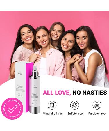 Damaged Hair Treatment Serum - Repair Split Ends, Smooth Frizz, Glossy, Silky, Shiny Leave-In Conditioner - Buy Online on GoSupps.com