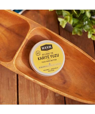 WAAM Cosmetics Beurre de Karit Yuzu Soin nourrissant peau et cheveux Au beurre de Karit brut BIO et naturel Vegan 100ml - Buy Online on GoSupps.com