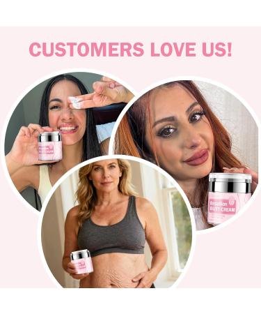 Brazilian Butt Enhancement Cream Lift and Firm Bum Bum Cream|Reduce Loose & Stretch Mark Skin Tightening Cream with PhytoTight for Firm Butt Belly Thighs|Reduce the Appearance of Cellulite 1.76 oz TUPIAN - Buy Online on GoSupps.com