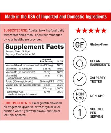 NatureWise Curcumin Turmeric 2250mg 95% Curcuminoids 90 Count + B Complex Vitamins with Folic Acid 60 Count - Bundle for Daily Immune Support Bone & Heart Health - Gluten Free Non-GMO - Buy Online on GoSupps.com