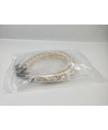 Belvan Pearl Hair Ties | 5-Piece Set for Women | Elegant Hair Accessories for Weddings & Parties - Buy Online on GoSupps.com