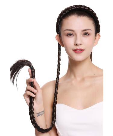 WIG ME UP N1038-6 Hairpiece Braid on Headband - Super Long 95 cm Medium Brown (6) for International Shipping - Buy Online on GoSupps.com