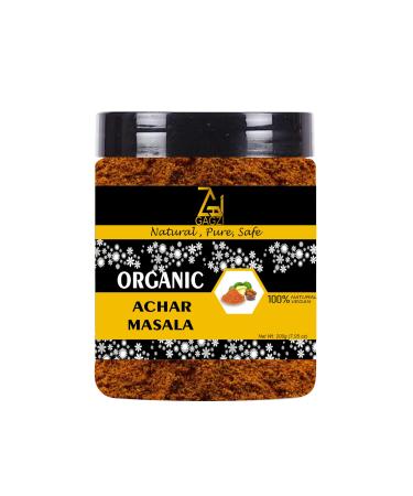 GAGZI All Natural Organic Spices Achar Masala 200 Gram (Packing May Be Vary) Pack of 1 200 Gram 7.05 oz