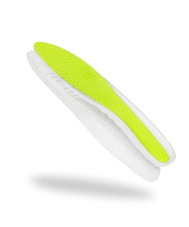 Comfort Ultra Deluxe 2.0 Insoles // All Day Support Relieve Foot Pain (Neon US 9-13) Neon US 9-13