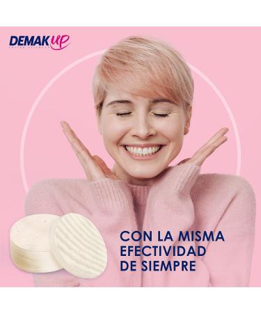 Demak'up Cocoon Cotton Pads Set - 4 Packs of 52 Oval Makeup Remover Pads | Gentle & Effective for All Skin Types - Buy Online on GoSupps.com