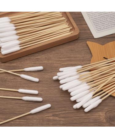 Heyu-Lotus 100 Pcs Cotton Dog Ear Swabs - 15cm Eco-Friendly Ear Cleaners for Dogs & Cats - Buy Online on GoSupps.com