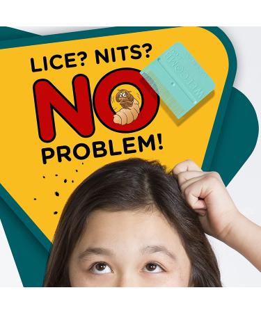 WelComb Lice and Nit Removal Comb Set - Natural Treatment for Kids and Adults - Pack of 2 - Buy Online on GoSupps.com