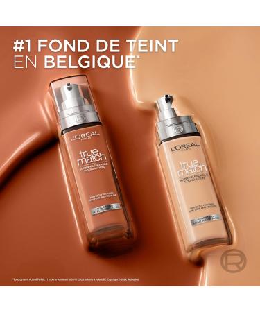  L'Oreal Paris L'Or al Paris True Match Foundation - 11N - Natural Coverage Foundation with Hyaluronic Acid and SPF 16 - 30 ml - Vegan - Buy Online on GoSupps.com