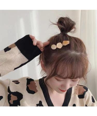 JIEKRIHLO 2-Piece Acrylic Geometry Hair Clips | Mori Girl Design | 3 Color Options | Women & Girls - Buy Online on GoSupps.com