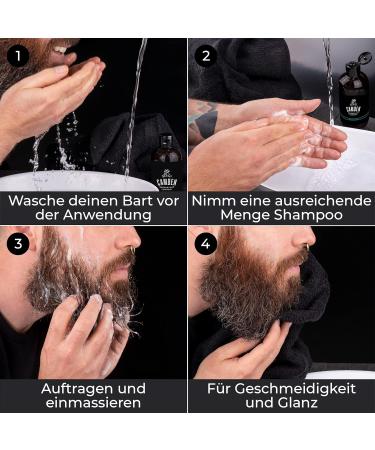 2-in-1 Beard Shampoo - Natural Beard Care & Facial Cleanser | Camden Barbershop Company | Made in Great Britain | 250ml - Buy Online on GoSupps.com