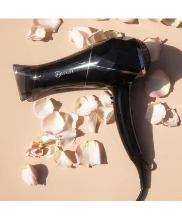 InStyler Turbo Max Ionic Dryer - Fast Drying for Healthy Shiny Hair - Lightweight Hi-Torque Motor Custom Heat & Power - Shop Now - Buy Online on GoSupps.com