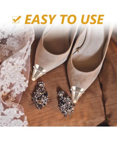 LIFKOME Metal Shoe Protectors - Elegant High Heel Tip Caps for Protection & Decoration - Buy Online on GoSupps.com