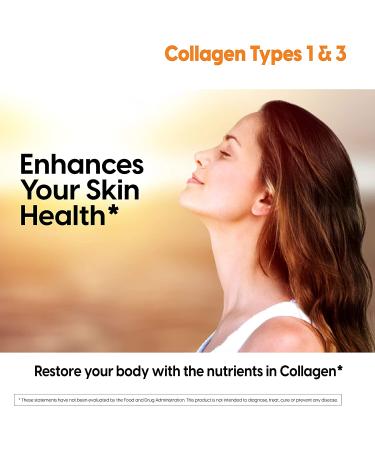 Doctorâ€™s Best Collagen Types 1 & 3 Powder - Peach Flavor, 8.1 oz | Supports Skin & Joint Health - Buy Online on GoSupps.com