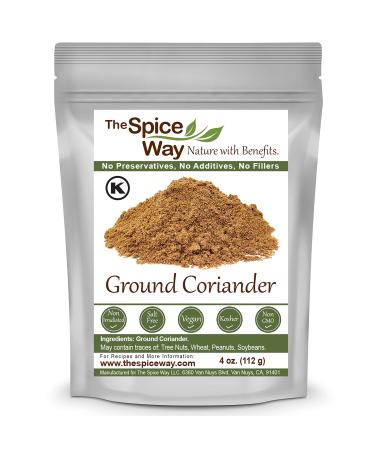 The Spice Way Ground Coriander - 4 oz resealable bag - Buy Online on GoSupps.com