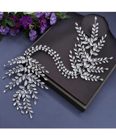 LOVEFOIVER Rhinestone Bridal Headband - Handmade Wedding Hair Accessories for Brides - Buy Online on GoSupps.com