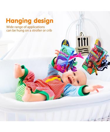 Sensory Toys Bundle for Newborns & Infants | Soft Activity Book & Crinkle Paper Bath Toys | Perfect Gift for Baby Boys & Girls (0-12 Months) - Buy Online on GoSupps.com