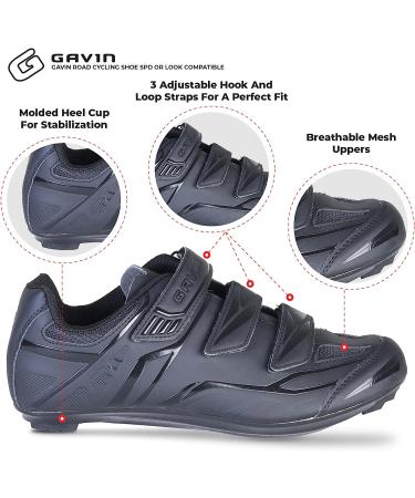 Gavin Road Cycling Shoe SPD/Look Compatible - Size 6.5 Women/5 Men - Buy Online on GoSupps.com