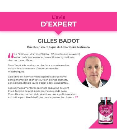  Laboratoires Nutrimea Nutrimea - Hair and Nail Gummies - Hair and Nail Health - Skin Quality - With Biotin Zinc and Selenium - Buy Online on GoSupps.com