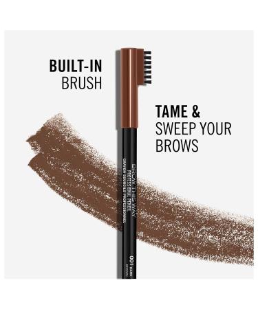 Rimmel Professional Eyebrow Pencil with Comb No. 001 - Dark Brown | Buy Online | International Shipping Available - Buy Online on GoSupps.com