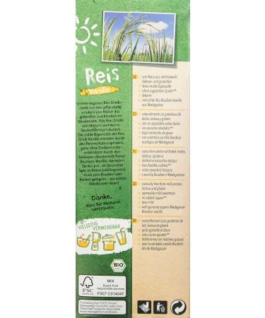 Buy Natumi Rice Drink Vanilla Unsweetened - 12 Pack Organic Vegan Milk | Gluten-Free & Lactose-Free | Ideal for Cooking | International Shipping - Buy Online on GoSupps.com