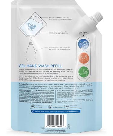 Method Gel Hand Soap Refill Sweet Water 34 oz - 6 Pack - Buy Online on GoSupps.com