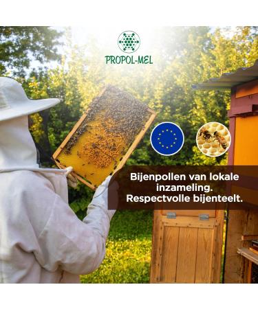 Propolmel 1 kg Bee pollen from EU Wastefree bee pollen 100 natural Bee pollen is a source of proteins amino acids lipids vitamins and minerals - Buy Online on GoSupps.com