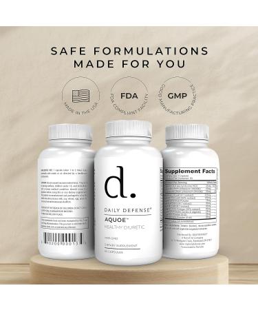 Buy AQUOE Diuretic Pills - Cranberry Green Tea & More for Bloating Relief - 60 Capsules | Daily Defense Water Pills - International Shipping Available - Buy Online on GoSupps.com