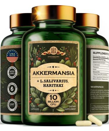 AdvantageNutra Akkermansia Muciniphila Probiotics and Prebiotics w/Lactobacillus Salivarius | Fiber Supplement Gut Health & Digestive Health | Women Probiotic Akkermansia Light