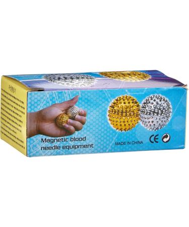 Chi Enterprise Magnetic Massage Balls - Small Hedgehog Acupressure Therapy | 2 Fascia Balls with 228 Needles for Self-Treatment - Buy Online on GoSupps.com