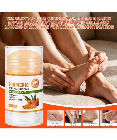 Foot Cream | Nourishing and Repairing Moisturizing Bar for Feet Elbows Knees Legs Body and Skin - Day Night and Winter Care 35g - Buy Online on GoSupps.com