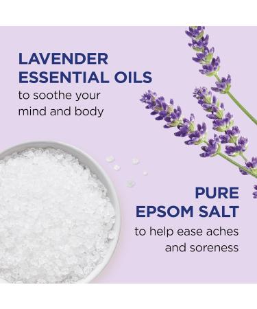 Dr Teal's lavender foaming bath 1000 Milliliter & (DRTE4) Vitamin C Epsom Salt 1.36 kilogram - Buy Online on GoSupps.com