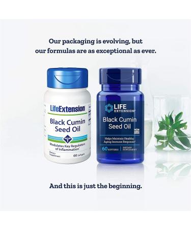 Life Extension Black Cumin Seed Oil 60 Softgels - 2 Pack - Buy Online on GoSupps.com