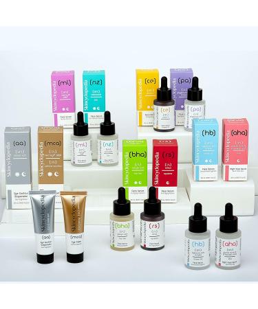 Skincyclopedia 20% Vitamin C Serum with Hyaluronic Acid - Spot Treatment for Acne Prone Dry and Oily Skin - Illuminating Face Moisturiser for Men and Women 30ml - Buy Online on GoSupps.com