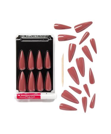 KISS Gold Finger Bloody Queen Limited Edition X-Long Press-On Nails (GC01X) | Shop Internationally - Buy Online on GoSupps.com