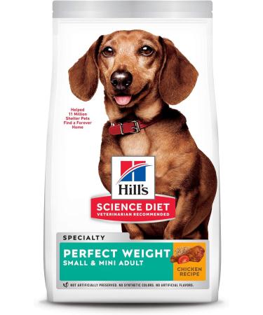 Hill's Science Diet Adult Oral Care Chicken Rice & Barley Recipe Dry Dog Food 4 lb Bag & Adult Perfect Weight Small & Mini Chicken Recipe Dry Dog Food 4lb Bag 1.81 kg (Pack of 1) Dry Dog Food + Dog Food 3821 - Buy Online on GoSupps.com