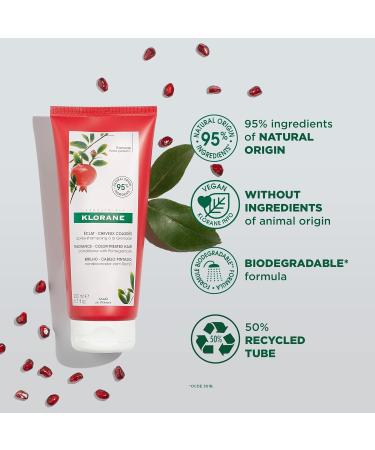 Klorane - Conditioner with Pomegranate - Radiance - Colour-treated hair silicone free biodegradable - 200ml - Buy Online on GoSupps.com