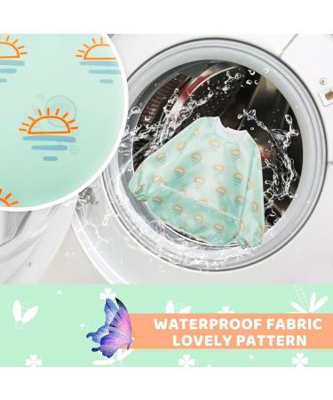 Little Dimsum Long Sleeves Toddler Weaning Bibs | Waterproof Feeding Coverall Set for Babies 6-36 Months (Turtle & Sun) - Buy Online on GoSupps.com