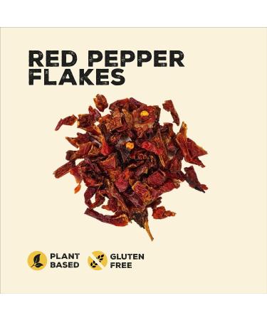 Nature Kitchen Red Pepper Flakes 400g - Gluten-Free & Vegan Seasoning for Cooking | Marinades, Sauces, Frying, Baking, Grilling - Buy Online on GoSupps.com