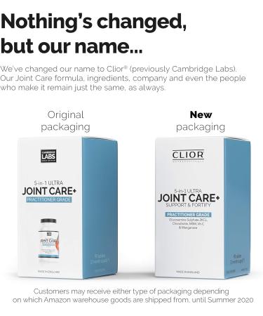 5-in-1 Ultra Joint Care 90 Tablets | Glucosamine, Chondroitin, MSM, Manganese, Vitamin C | Clior (UK) Practitioner Grade Joint Support - Buy Online on GoSupps.com