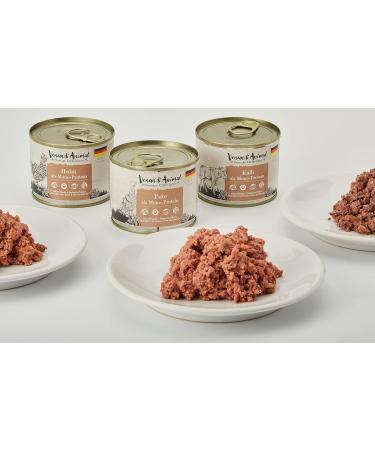 Venandi Animal Premium Wet Cat Food Trial Package - 6x400g & 6x200g - Chicken Duck Beef Turkey - International Shipping Available - Buy Online on GoSupps.com