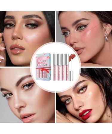  Yuemeuy Lipstick Set Moisturizing Matte Liquid Lip Tint for Women | Sweat-Resistant Lip Cosmetic Kit Makeup Supplies - Buy Online on GoSupps.com
