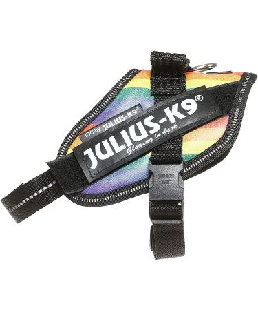 Buy IDC Powerharness XS/Mini-Mini - Rainbow Faux Leather | International Shipping Available - Buy Online on GoSupps.com