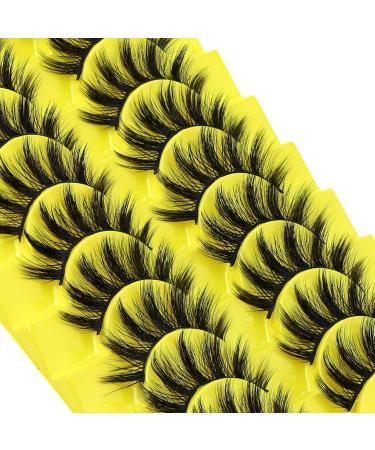 LZM 10 Pairs False Lashes Lashes Dramatic Wispy False Eye Lashes Handmade Fluffy Eyelashes Soft and Long Eyelashes Reusable Hybrid Strip Volume Fake Lashes ( xk32) - Buy Online on GoSupps.com