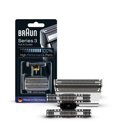 Braun Series 3 Electrician Shake head replacement shear compatible with razor men Series 3 31S silver |1 Pack Scherkopf 31S Single - Buy Online on GoSupps.com